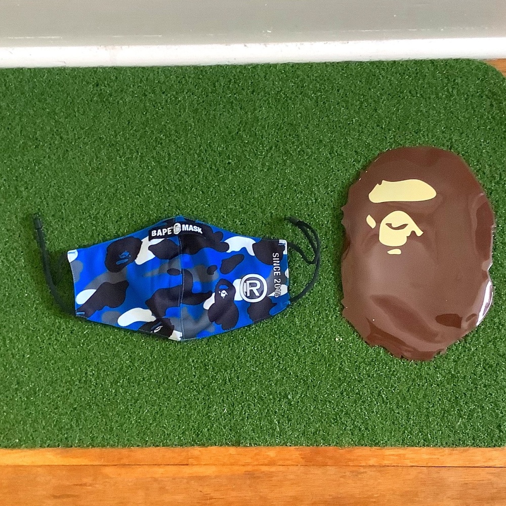 Adjustable A Bathing Ape ABC camo Bape Mask